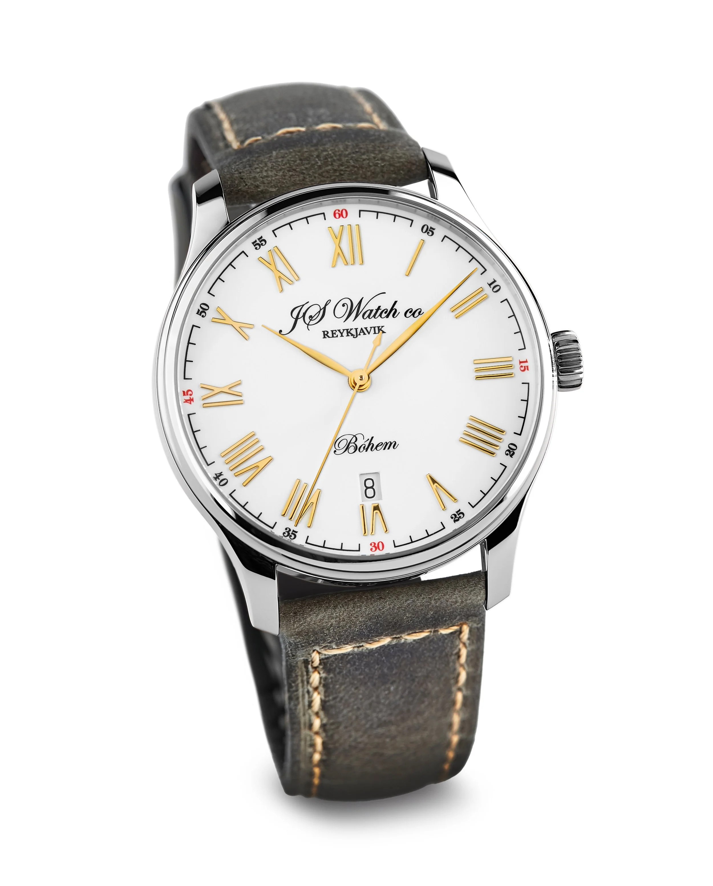 JS Watch Company Reykjavik — Bóhem White